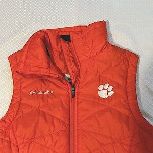 NEW, CLEMSON Columbia OMNIHEAT, zippered pockets, inside zip pocket, no tags